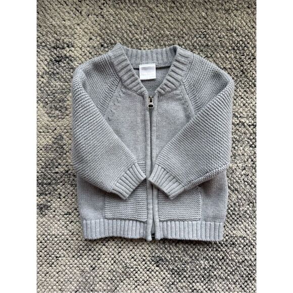 Hanna Andersson 18-24 Months Baby Cardigan Zip Sweater - Picture 4 of 5